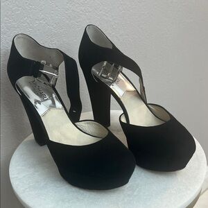 Michael Kors Black Platform Heels